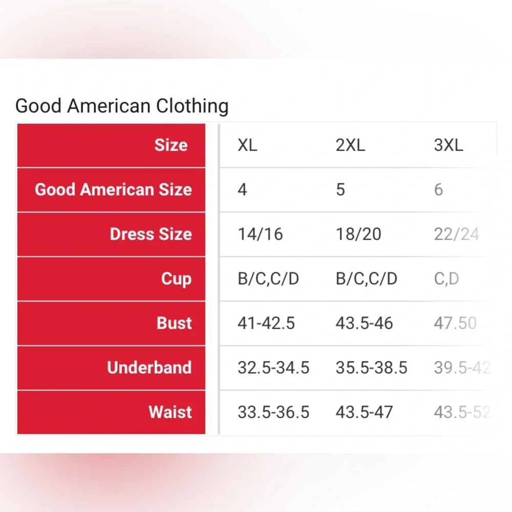 GOOD AMERICAN Always Fits ONE piece Swimsuit RED NWT - Picture 5 of 9